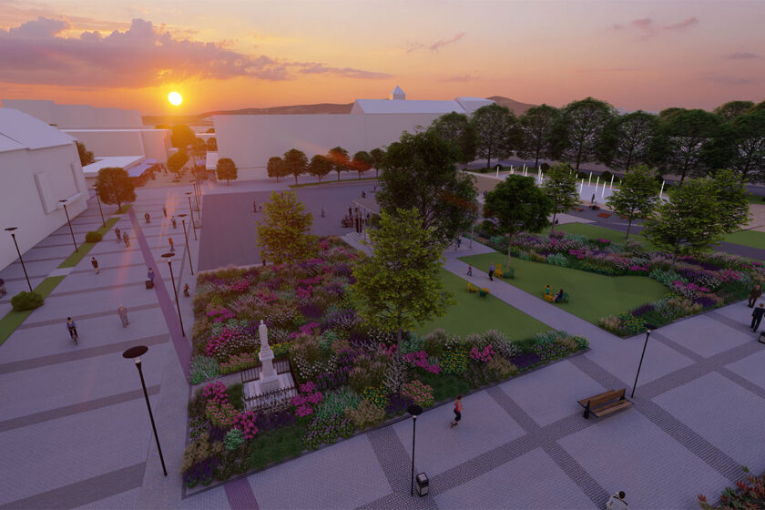 Revitalizácia časti Námestia slobody v Prievidzi