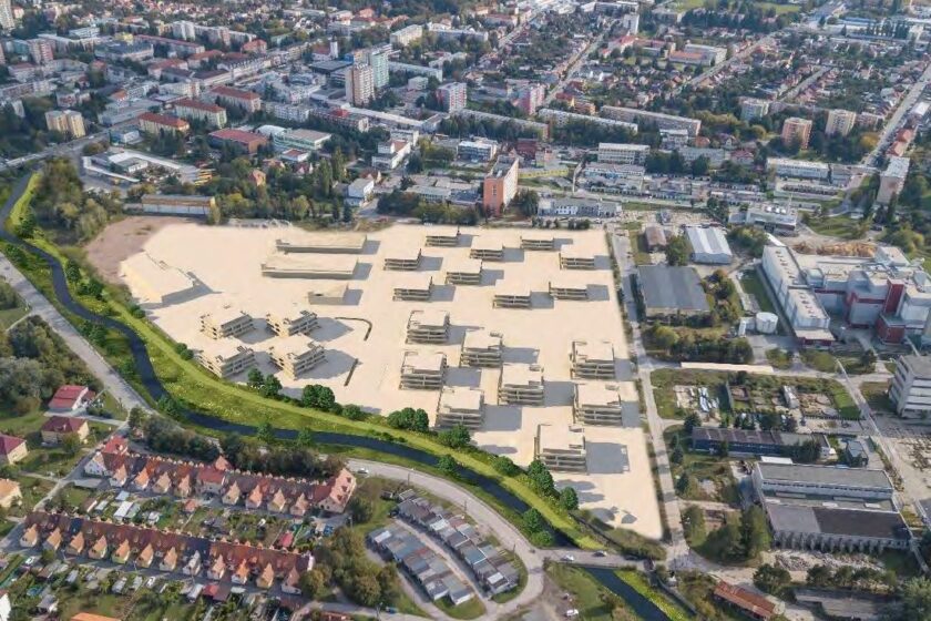 Areál bývalej továrne na výrobu viskózových vlákien