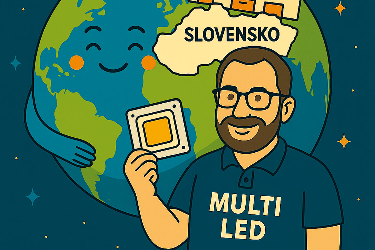 Technologický objav logickej hydrauliky v svetlo-klimatizačnom module Multi-LED 