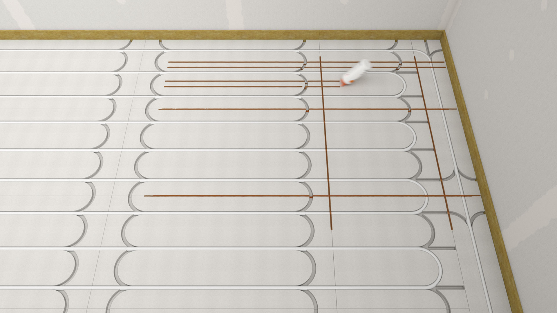 Montážny postup: Suchý systém na ukladanie podlahového vykurovania Montážny postup: Suchý systém na ukladanie podlahového vykurovania