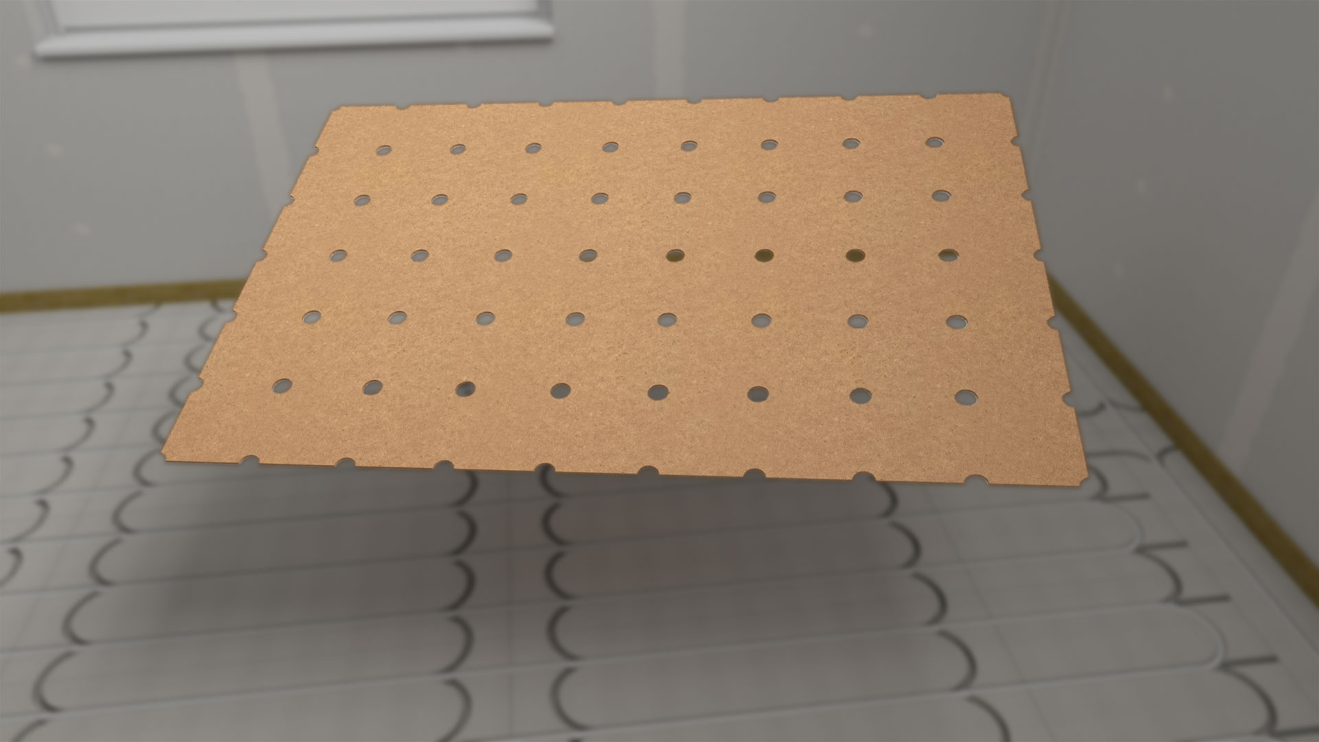 Montážny postup: Suchý systém na ukladanie podlahového vykurovania Montážny postup: Suchý systém na ukladanie podlahového vykurovania