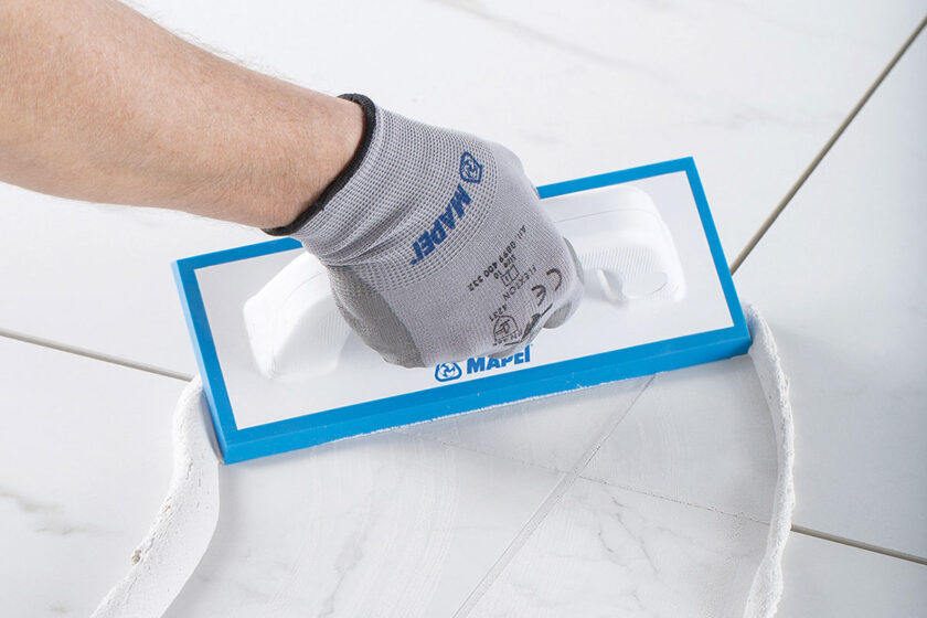 Aplikačný postup: Dekoratívna epoxidová škárovacia malta