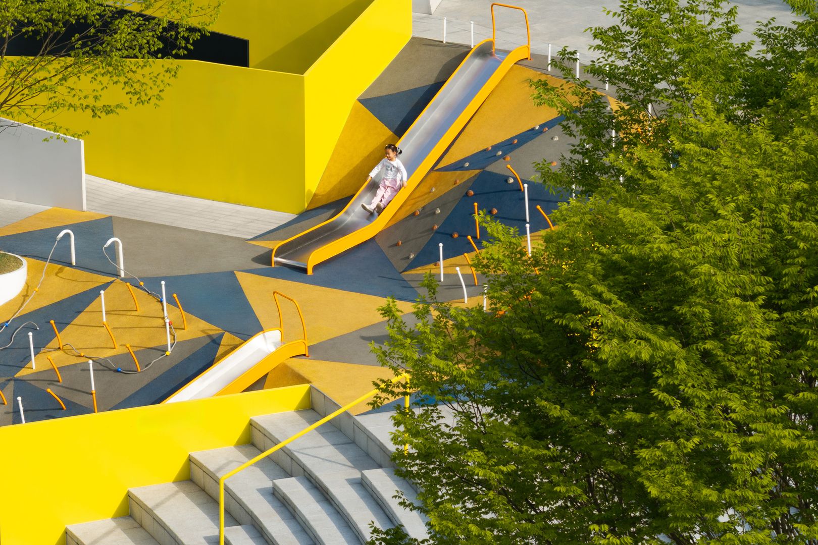 Basketbalový park v čínskom meste I-čchang