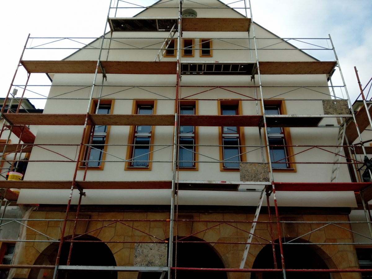 Stav počas rekonštrukcie