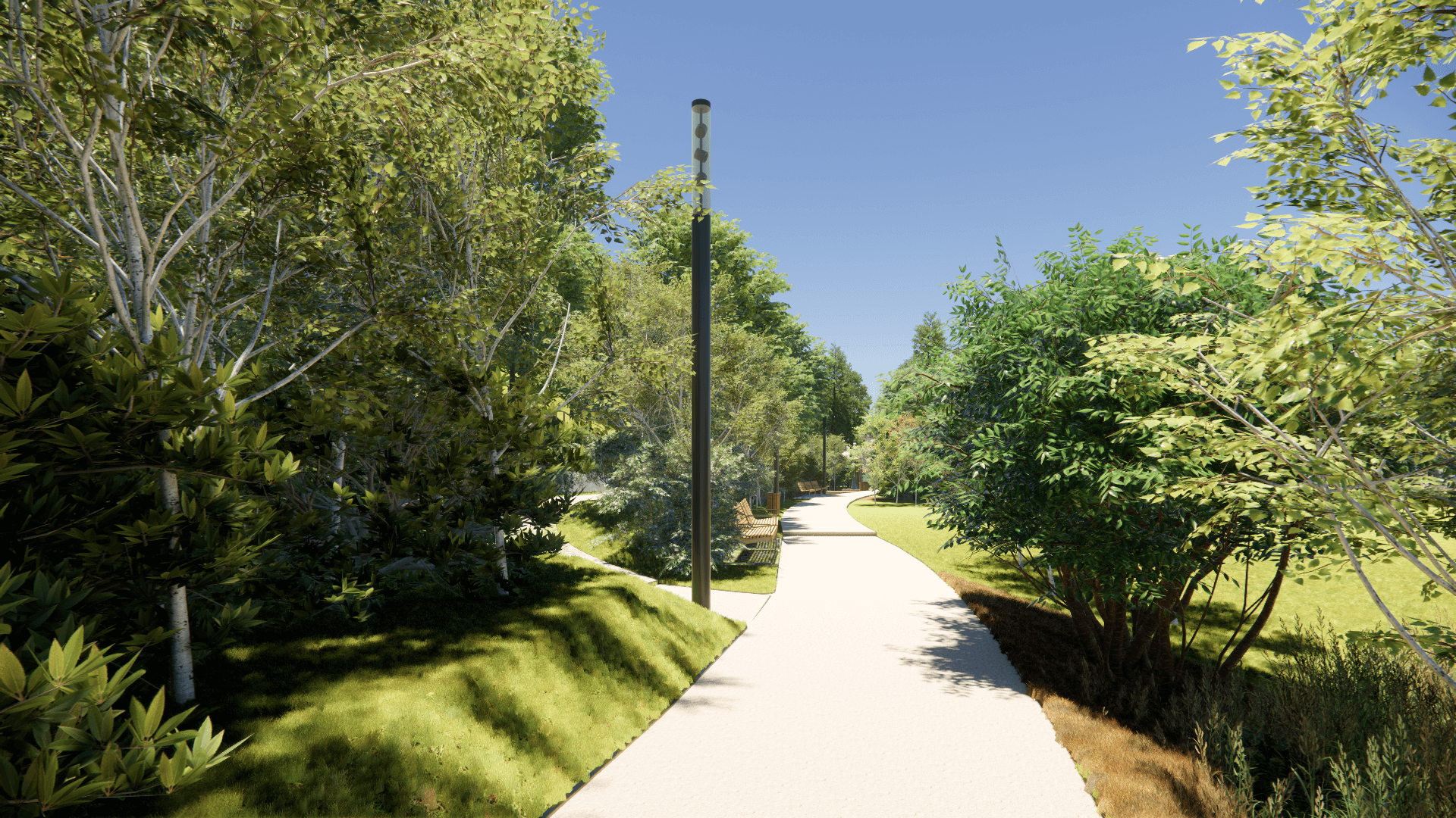 Park bude súčasťou tematickej trasy a siete miestnych atrakcií.