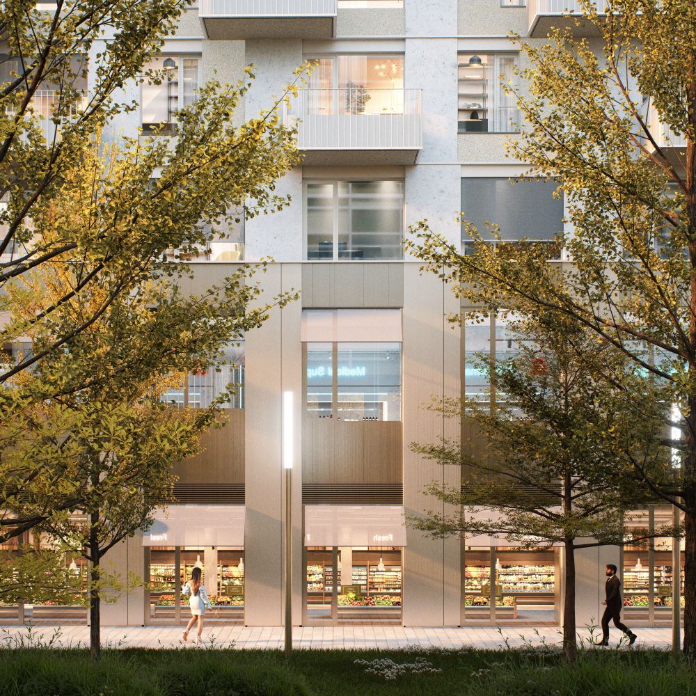 Fasáda bytového domu od ateliéru What Architects na Mlynských nivách Fasáda bytového domu od ateliéru What Architects na Mlynských nivách