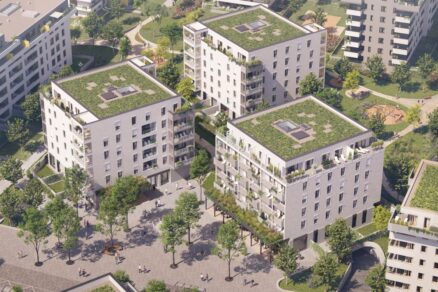 Tri obytné budovy sú súčasťou etapy Na námestí v rámci projektu Arboria v Trnave.