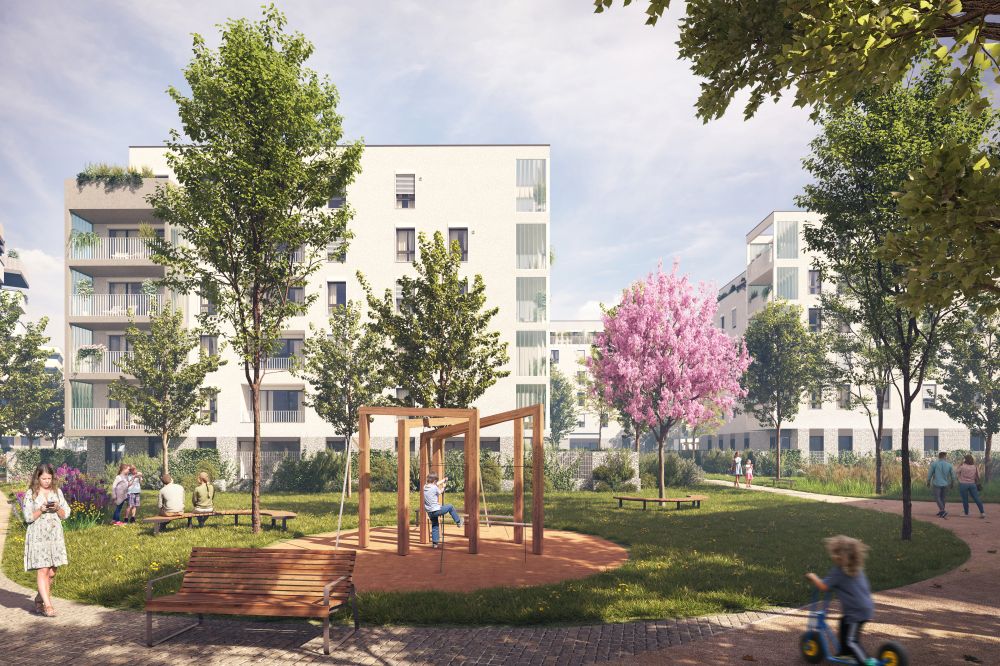 Súčasťou etapy Na námestí je park s workoutovými prvkami. Súčasťou etapy Na námestí je park s workoutovými prvkami.