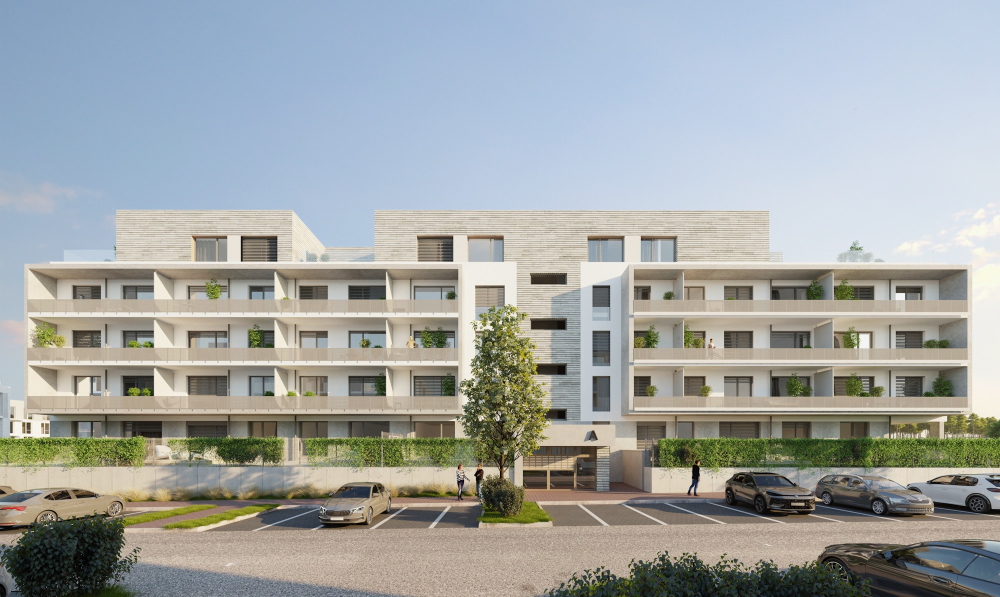 Byty v projekte Corvus Atrium sú navrhnuté vo vyššom štandarde.