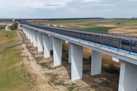 Most Lehota po sanácii spodnej stavby a nosnej konštrukcie v otvorenej krajine