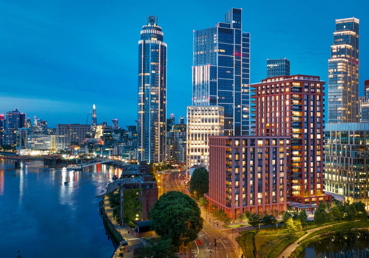 The Capston – záverečná projektu Embassy Gardens v tesnej blízkosti novej americkej ambasády v Londýne