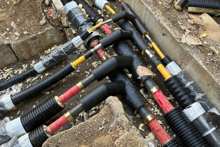 Obr. 2 Realizácia etážového T-kusu pre ústredné vykurovanie a rozvody teplej vody