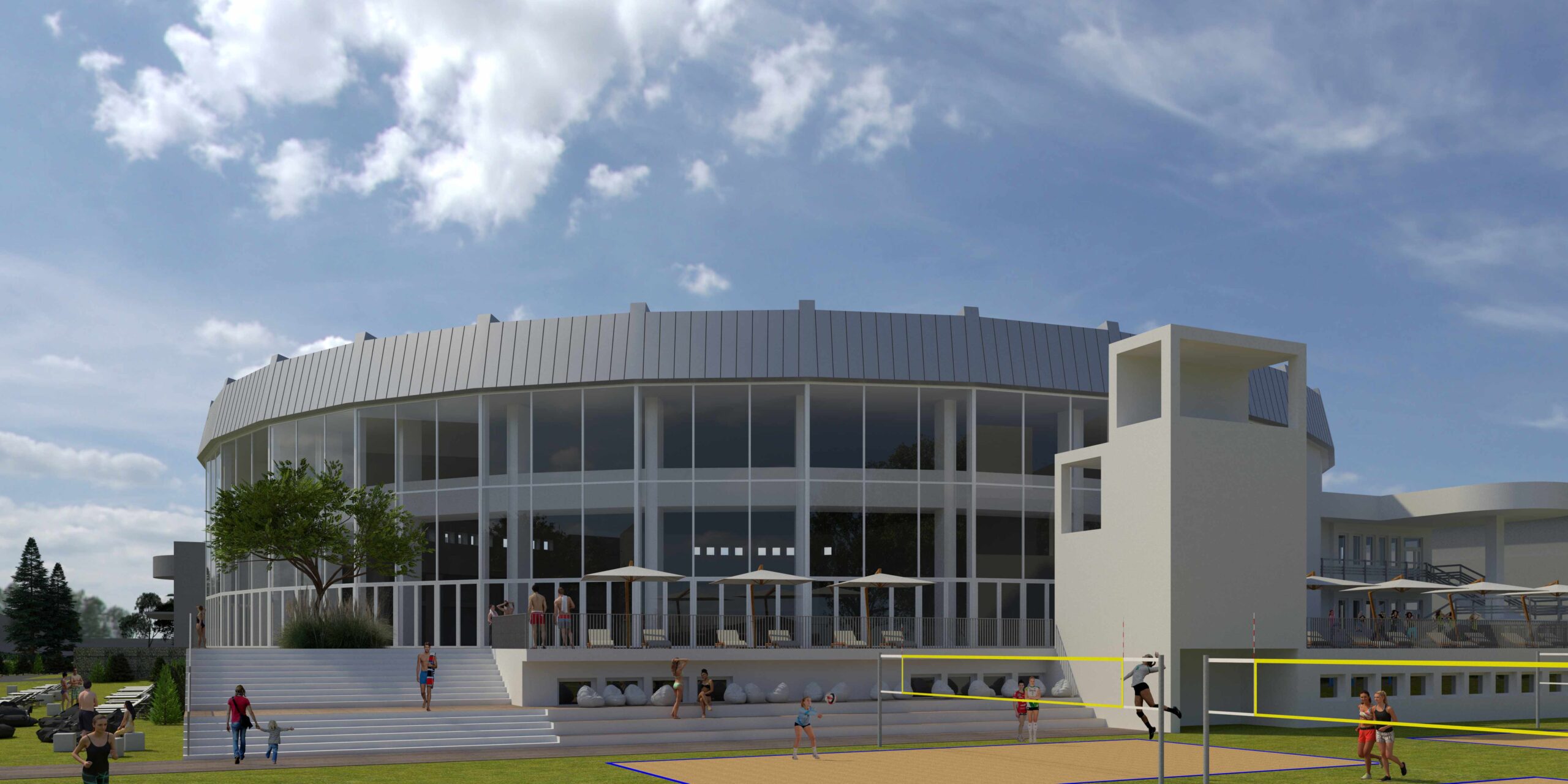 Priamo v centre mesta vzniká jeden z najkrajších areálov plaveckých športov s letnou časťou ako aj celoročnou prevádzkou na Slovensku.