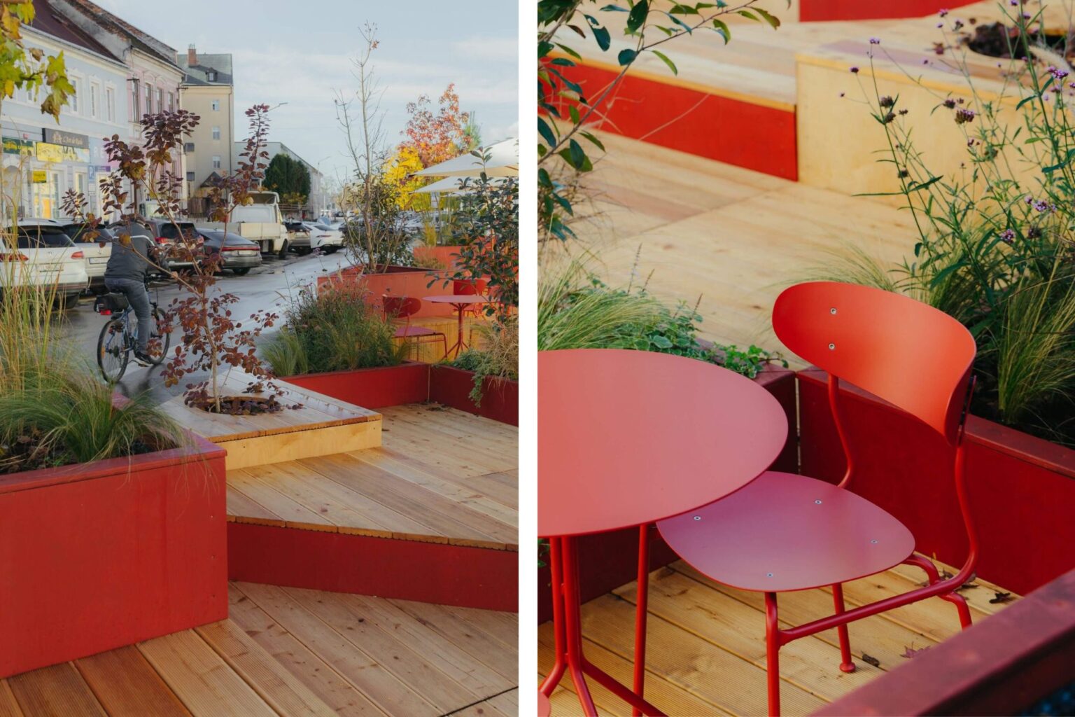 Parklet na Palackého ulici, Trenčín