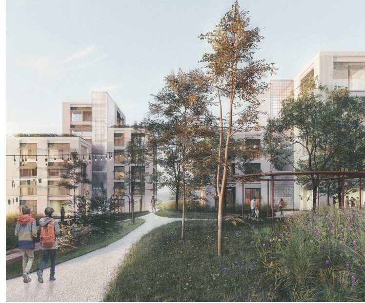 Vizualizácia projektu Na Rinzloch v Bratislave-Rači.