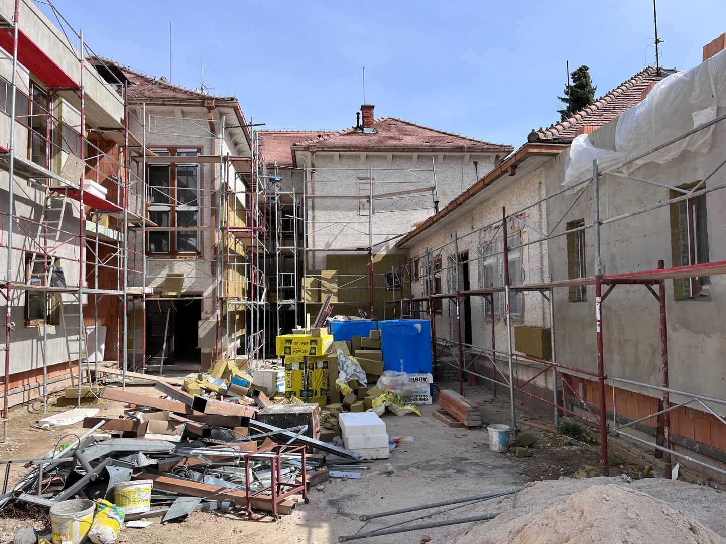 Stav počas rekonštrukcie