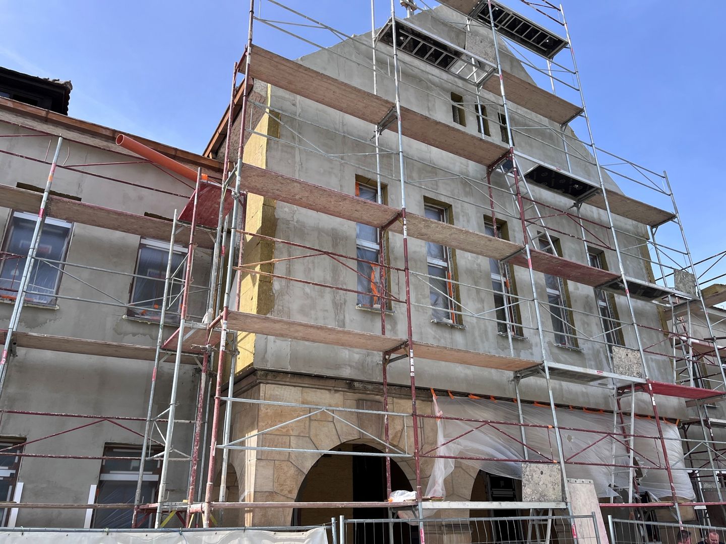 Stav počas rekonštrukcie