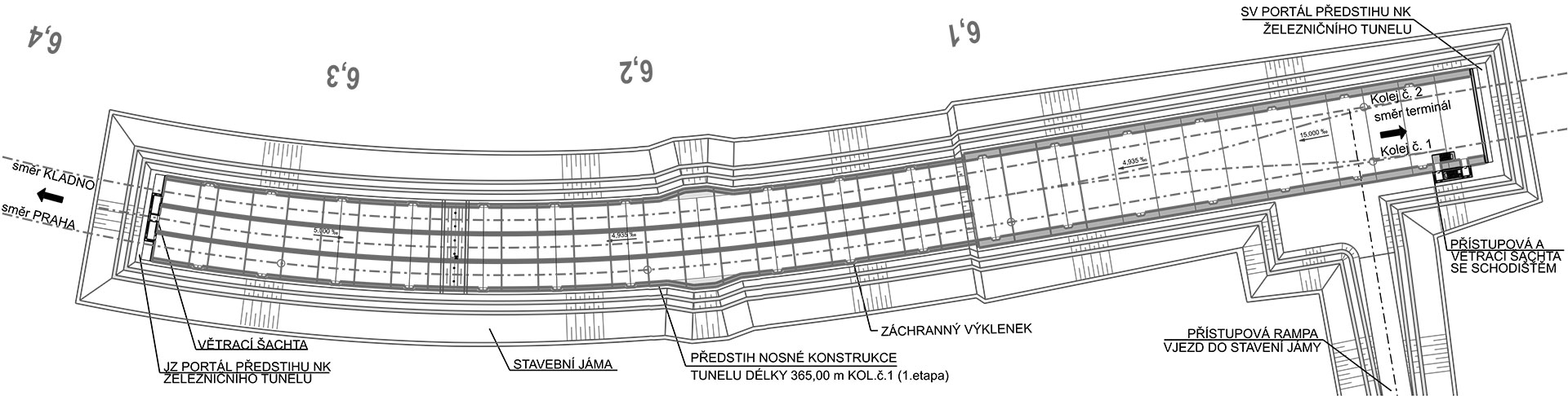Projekt predstihovej konštrukcie železničného tunela na letisku Václava Havla v Prahe Projekt predstihovej konštrukcie železničného tunela na letisku Václava Havla v Prahe