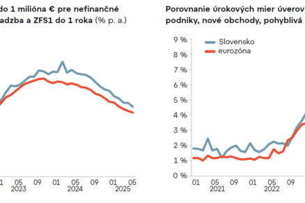 Firemné úvery majú najslabšie oživenie