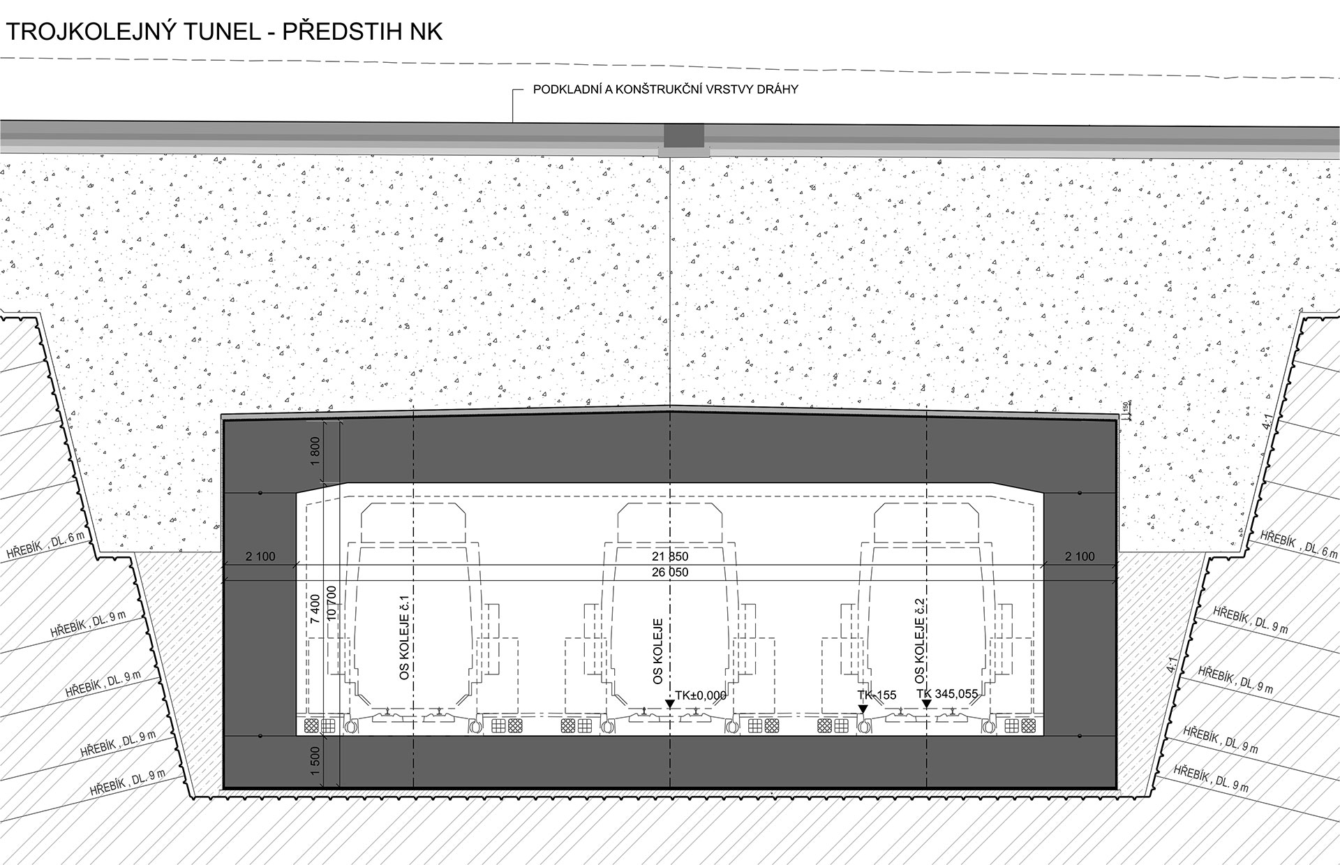 Projekt predstihovej konštrukcie železničného tunela na letisku Václava Havla v Prahe Projekt predstihovej konštrukcie železničného tunela na letisku Václava Havla v Prahe