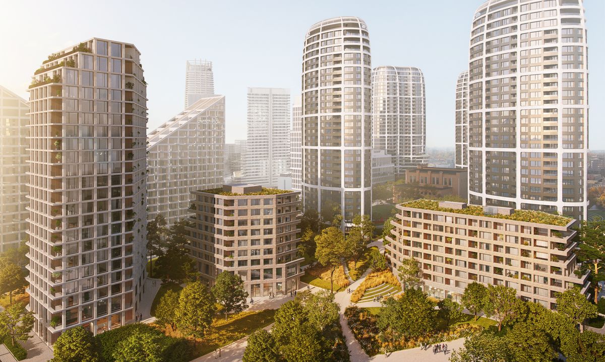 Pôvodné vizualizácie projektu Sky Park Square