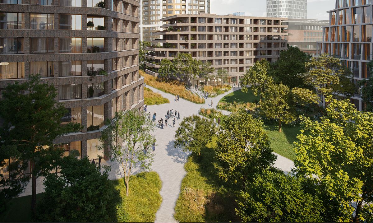 Pôvodné vizualizácie projektu Sky Park Square