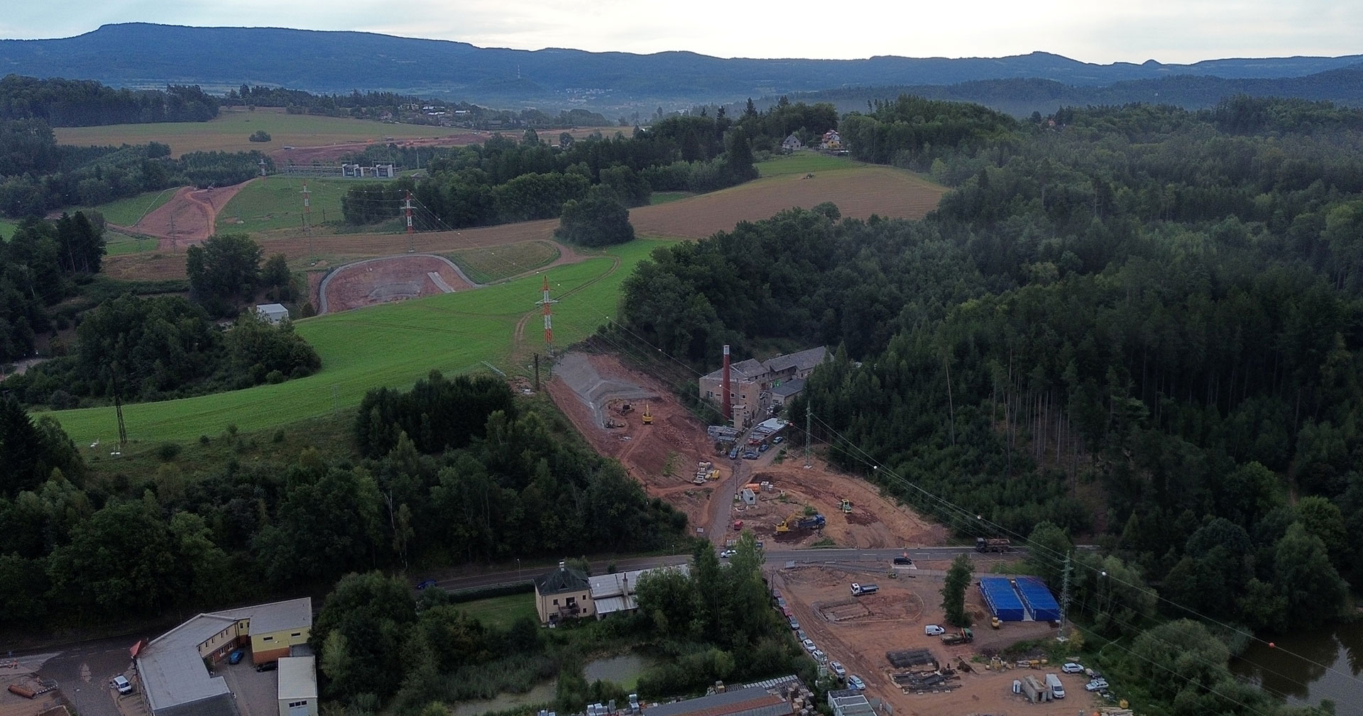 Obr. 7 Pohľad na trasu tunela Dolní Radechová