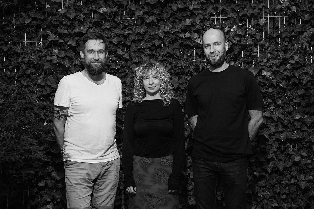 Členovia ateliéru ô (zľava): Martin Varga, Martina Kováčová, Martin Kvitkovský