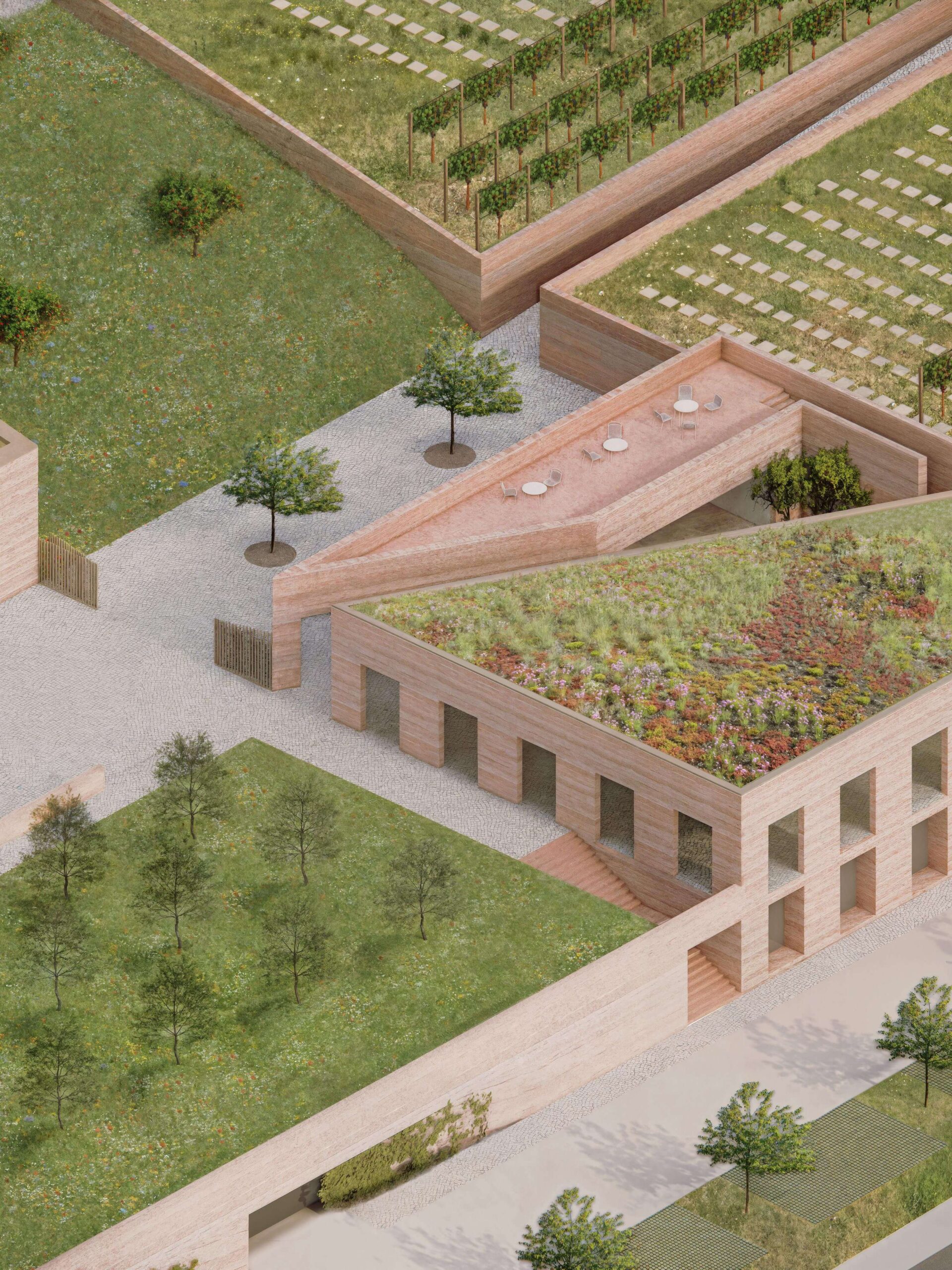 Ideová štúdia cintorín Rača, Bratislava