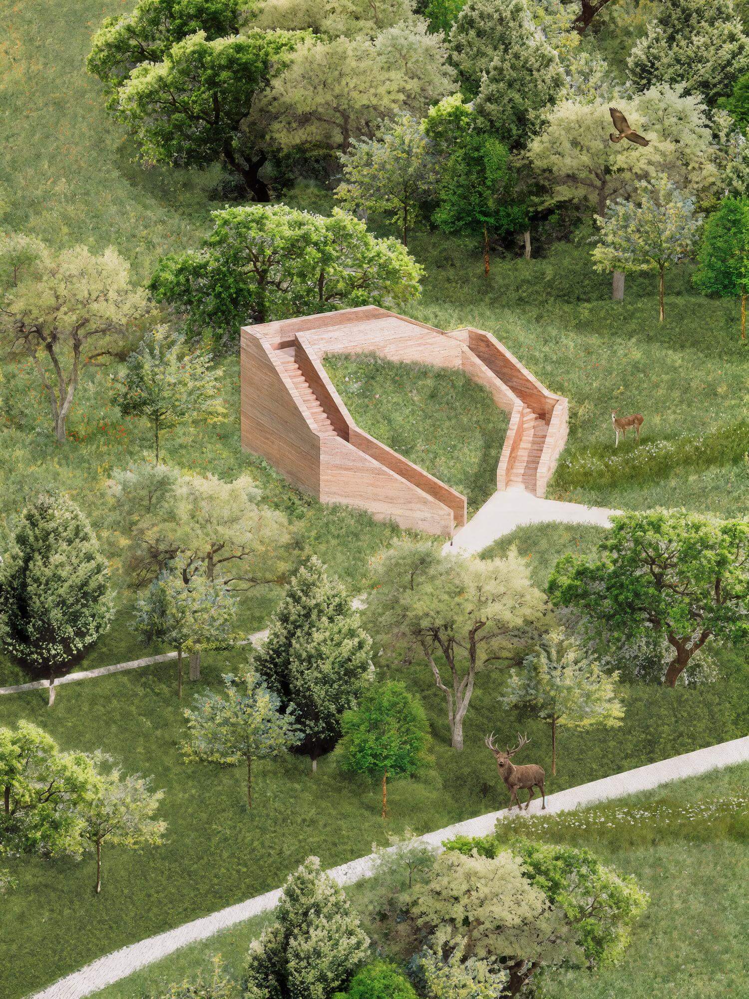 Ideová štúdia cintorín Rača, Bratislava