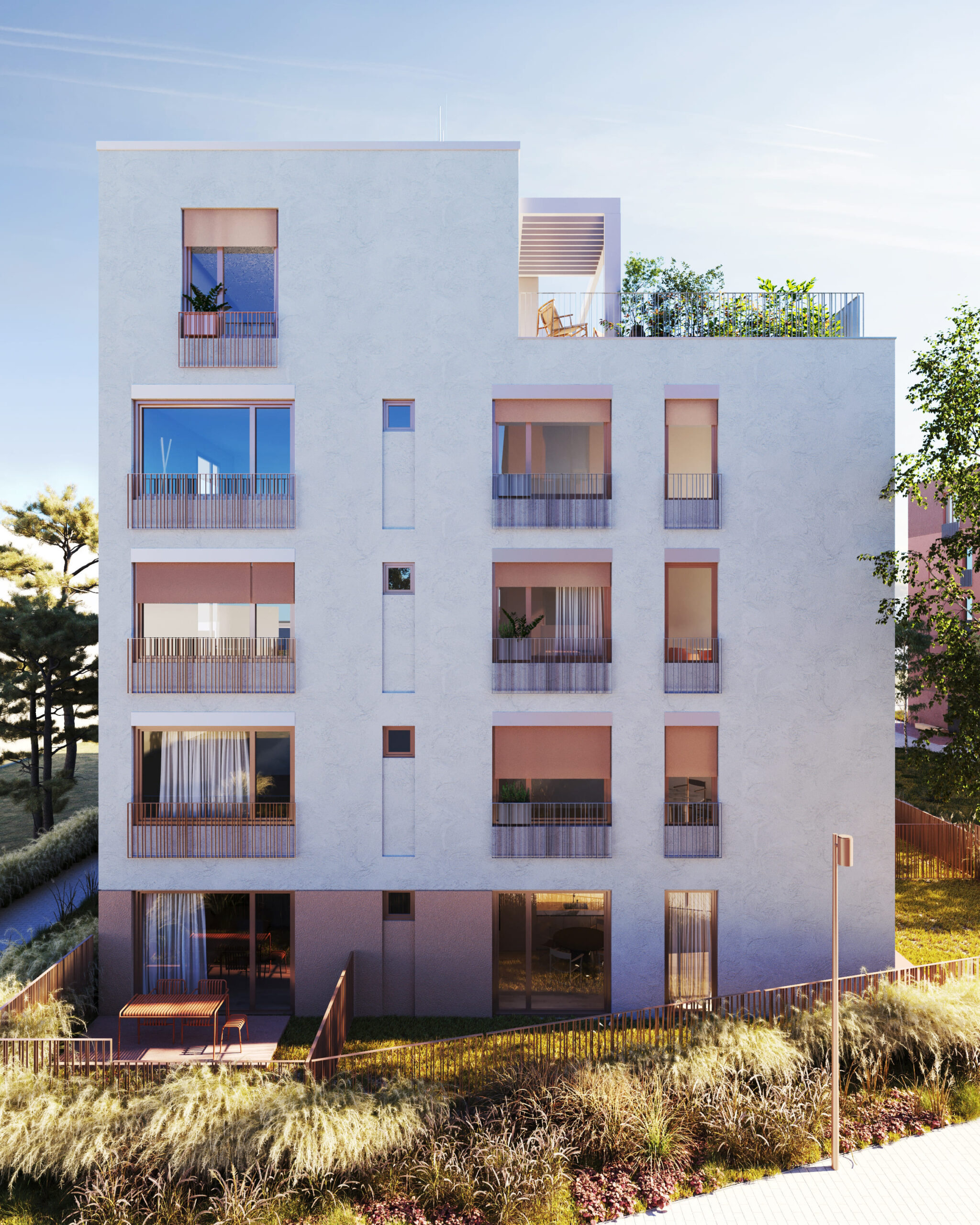 Projekt ráta s vybudovaním troch objektov typu A a 6 objektov typu C