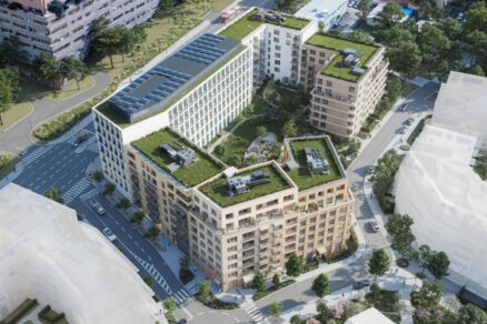 Vizualizácia projektu Dvory Vysočany v Prahe