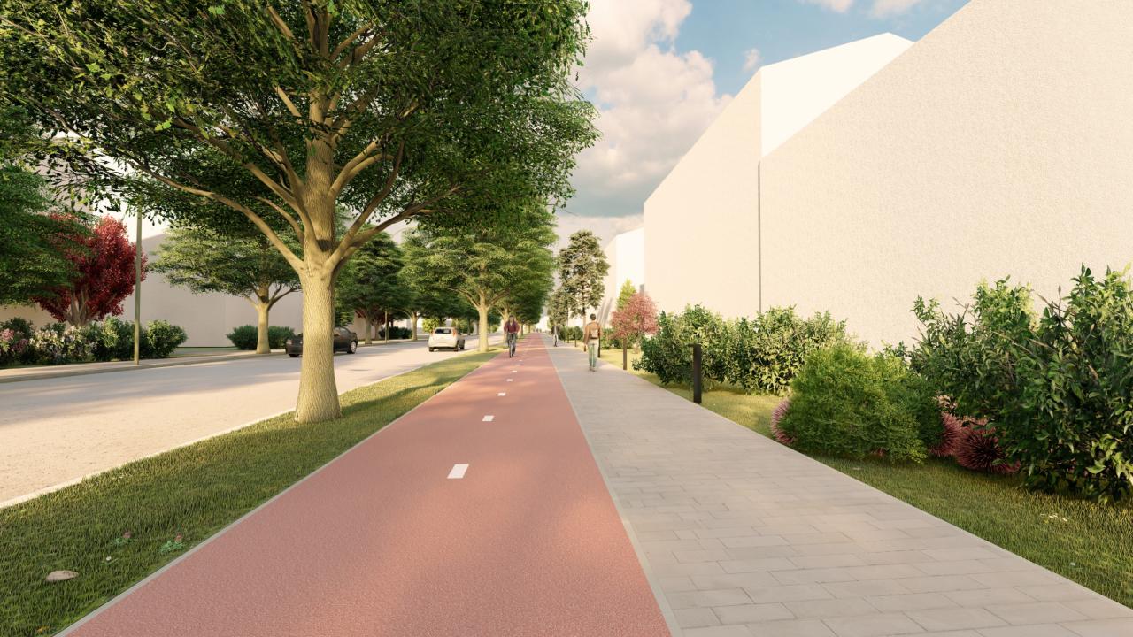 Cyklochodník Pod Parovcami, Piešťany