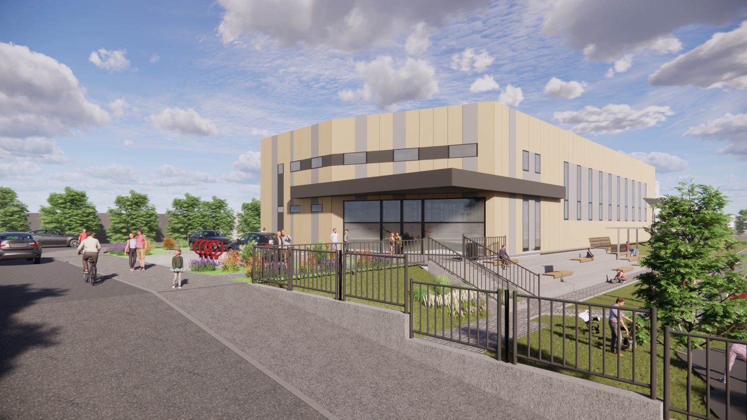 Výstavba novej haly začala na konci roka 2024, stavba bola dokončená koncom roka 2025.