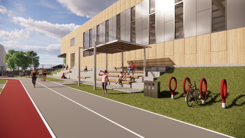 Výstavba novej haly začala na konci roka 2024, stavba bola dokončená koncom roka 2025.