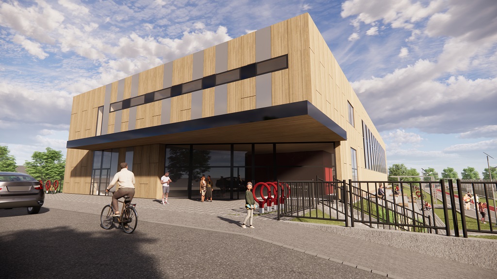 Výstavba novej haly začala na konci roka 2024, stavba bola dokončená koncom roka 2025.