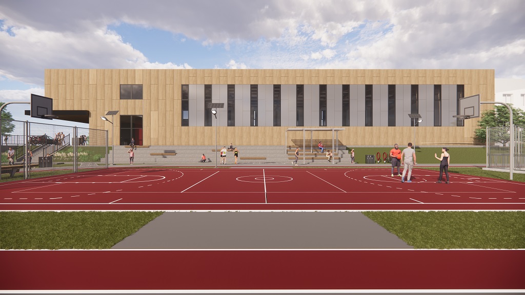 Výstavba novej haly začala na konci roka 2024, stavba bola dokončená koncom roka 2025.