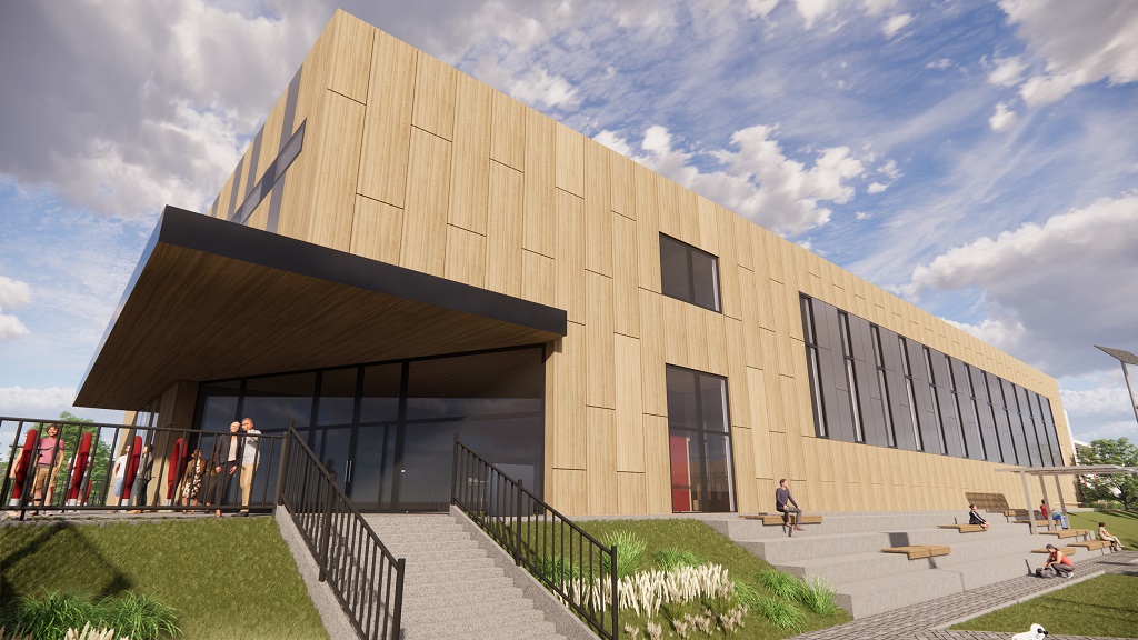 Výstavba novej haly začala na konci roka 2024, stavba bola dokončená koncom roka 2025.