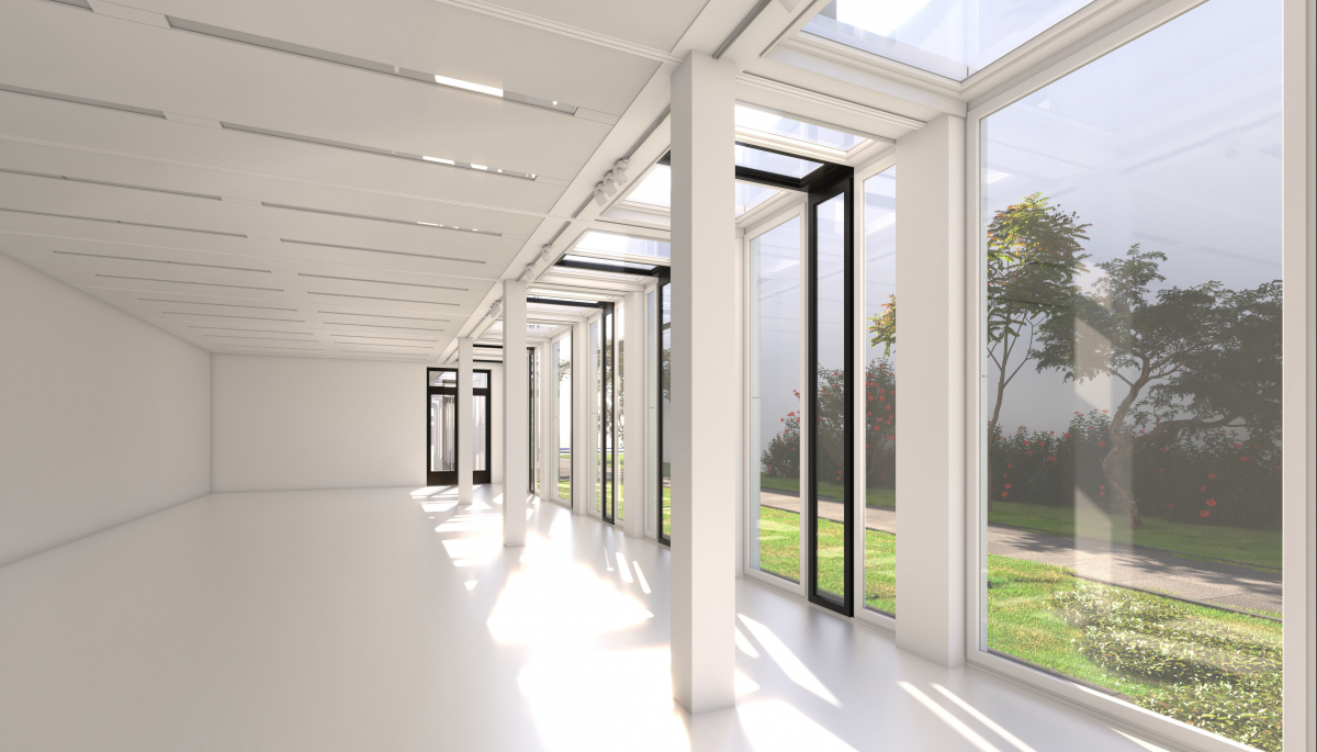 Hlavný multifunkčný priestor bude dispozične otvorený a bol navrhnutý tak, aby sa v ňom mohli konať rôzne podujatia.