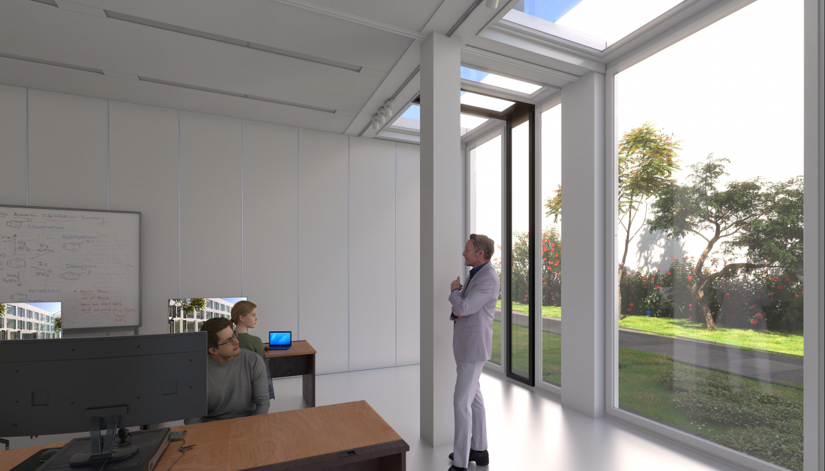 Hlavný multifunkčný priestor bude dispozične otvorený a bol navrhnutý tak, aby sa v ňom mohli konať rôzne podujatia.