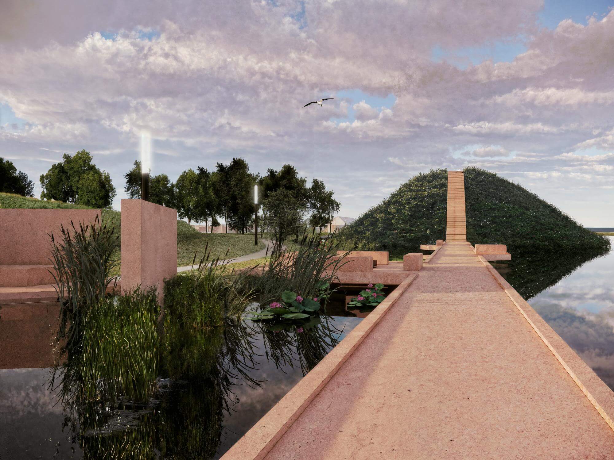 Ideová štúdia cintorín Jarovce, Bratislava