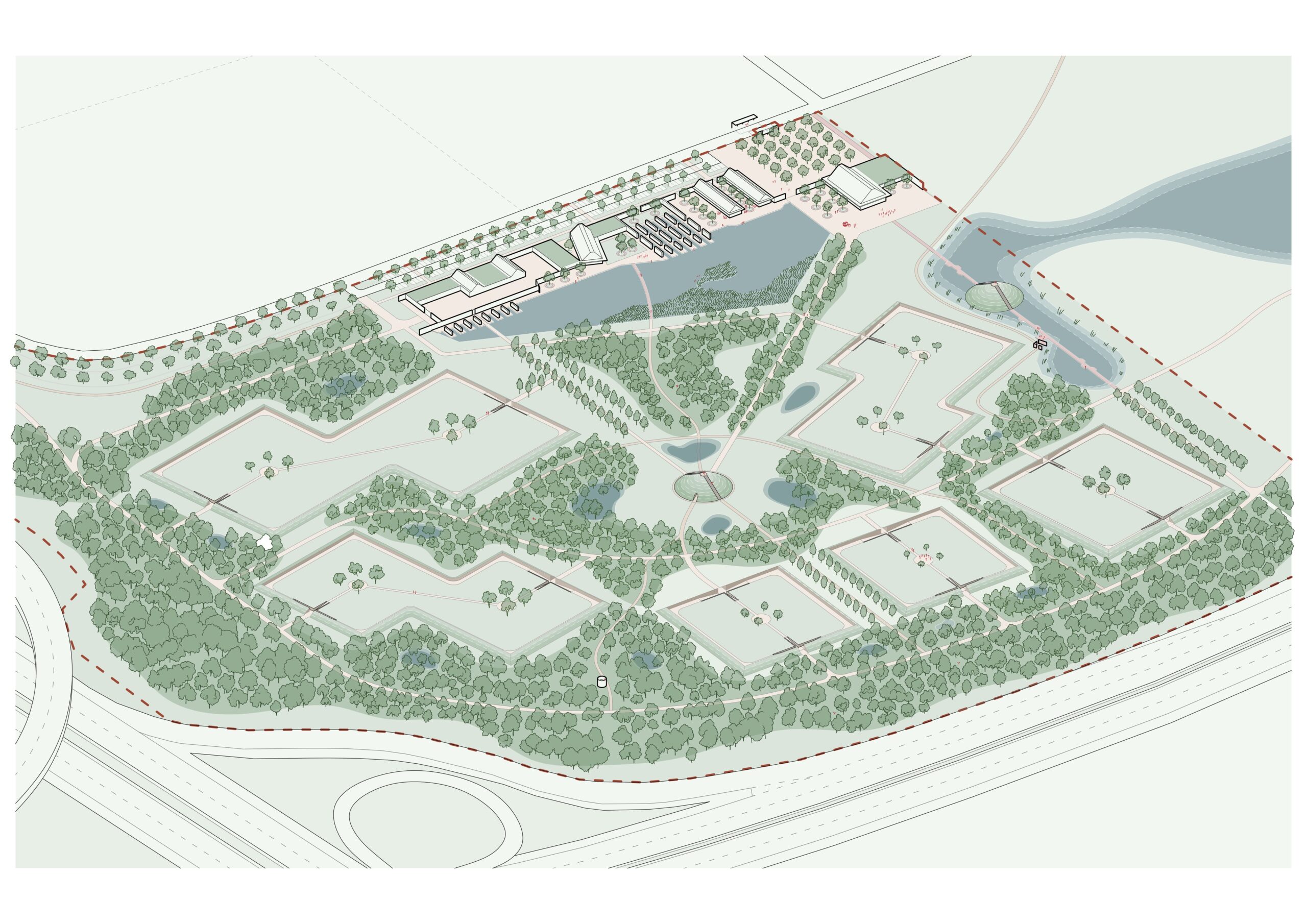 Ideová štúdia cintorín Jarovce, Bratislava