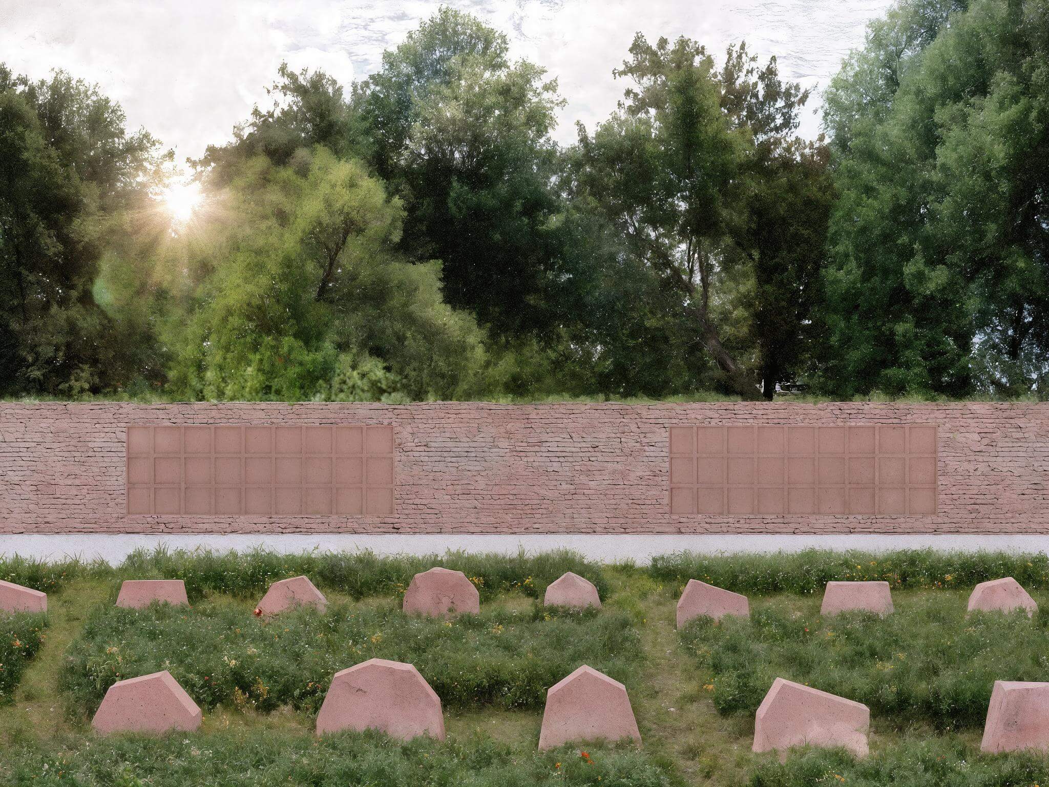 Ideová štúdia cintorín Jarovce, Bratislava