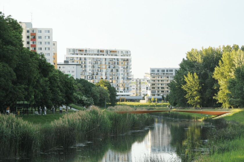 Lávka ponad Chorvátske rameno