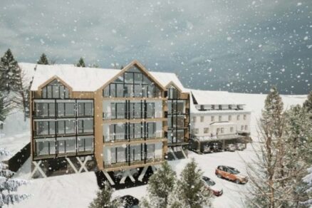 Vizualizácia zmeny hotela Minciar na Skalke na apartmánový dom a penzión