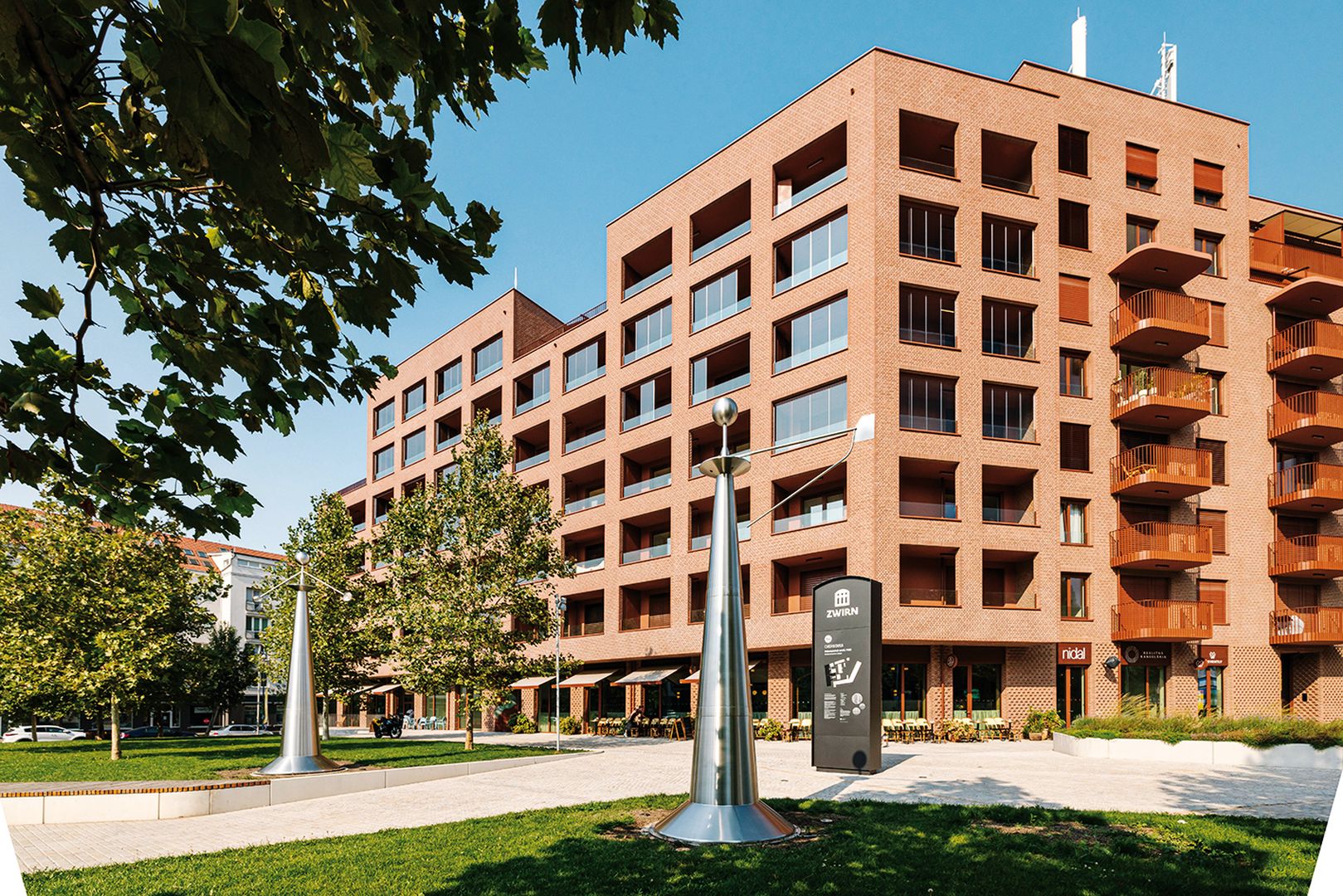 Rezidenčný projekt ZWIRN 1., Bratislava-Ružinov, architektúra Compass Achitekti