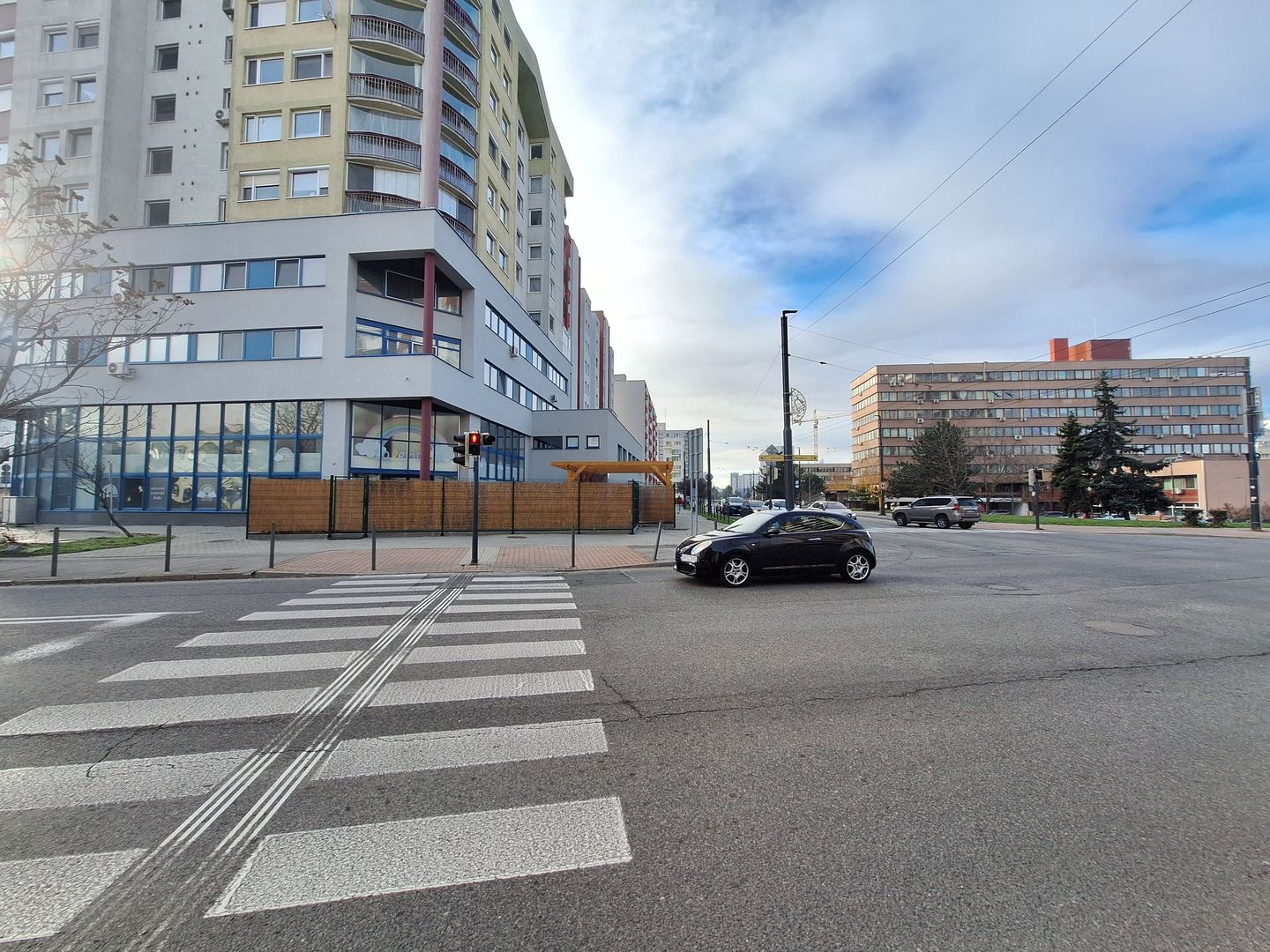 Križovatka Mierová – Kaštieľska v Ružinove 