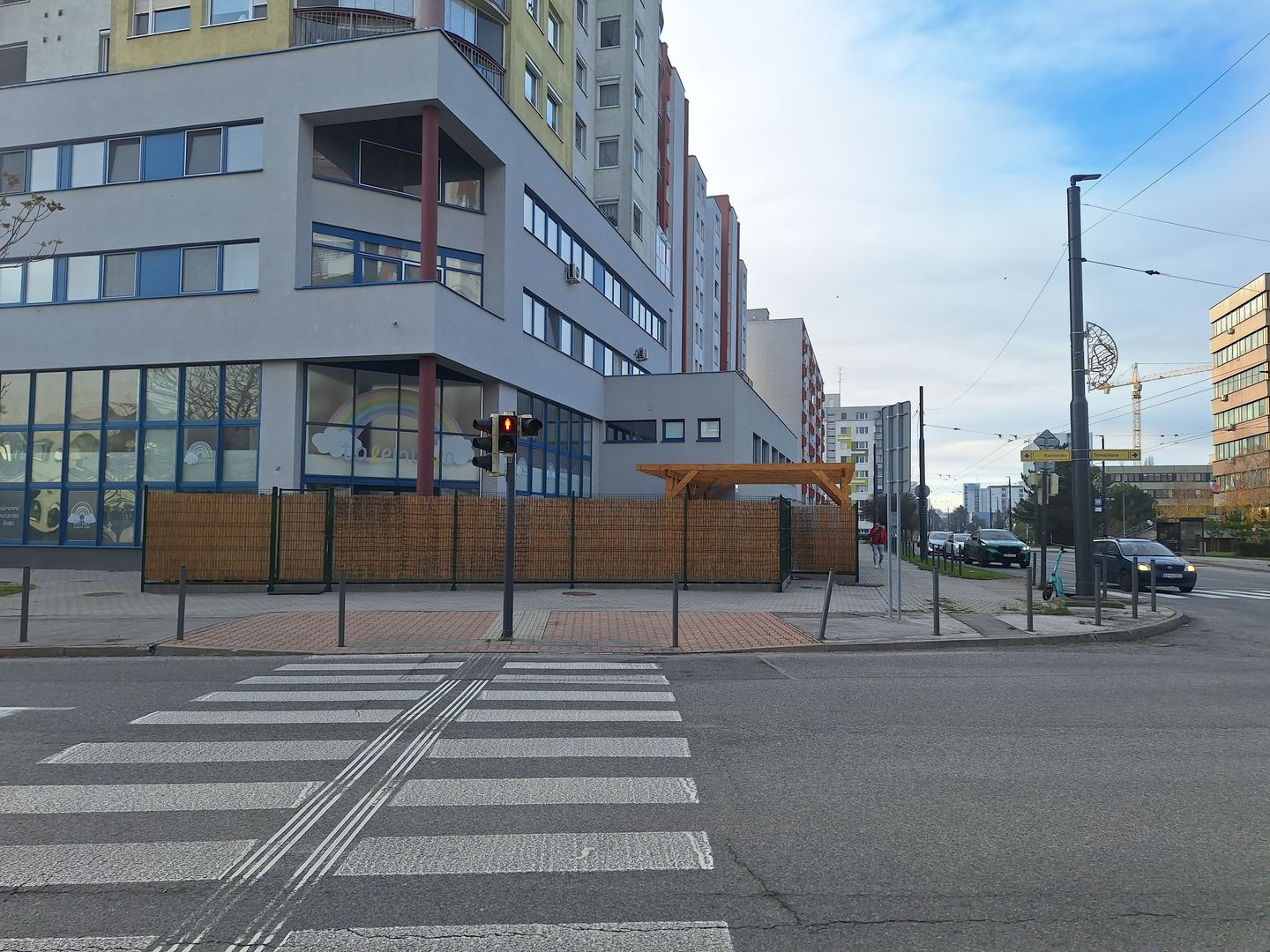 Križovatka Mierová – Kaštieľska v Ružinove 