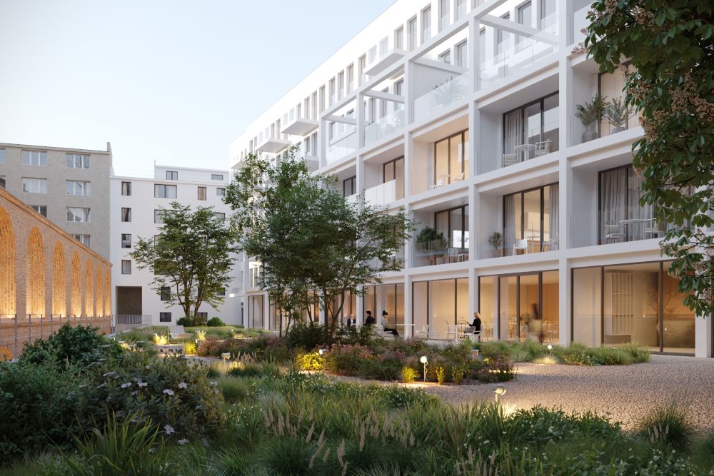 Súkromný park na streche podzemnej garáže STAR 6 Residence v Bratislave