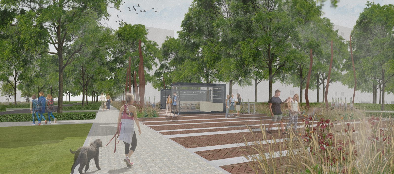 Hlavným cieľom revitalizácie je vytvoriť atraktívne a funkčné priestranstvá.